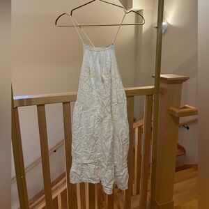 Free People Cream Halter Top